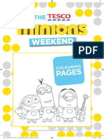 Minions Colouring Book