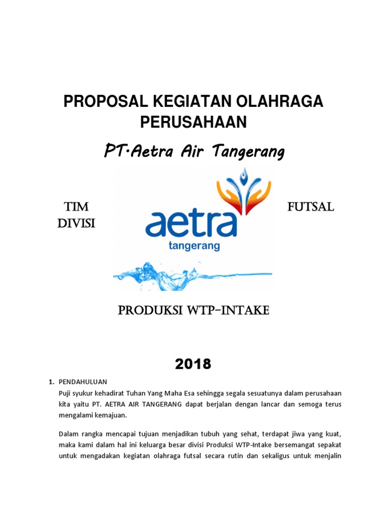 Proposal Olahraga