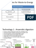 Technologies For Waste-to-Energy: Thermal Technologies Non-Thermal Technologies