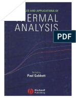 Principles and Applications of Thermal Analysis - 1405131713