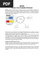 Hyper Text Transfer Protocol