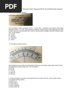 Soal Dan Jawaban Simulasi Ujian Nasional 2018 Teori Elektronika Industri