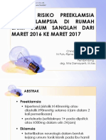 Faktor Risiko Preeklamsia Dan Eklampsia Di Rumah Sakit