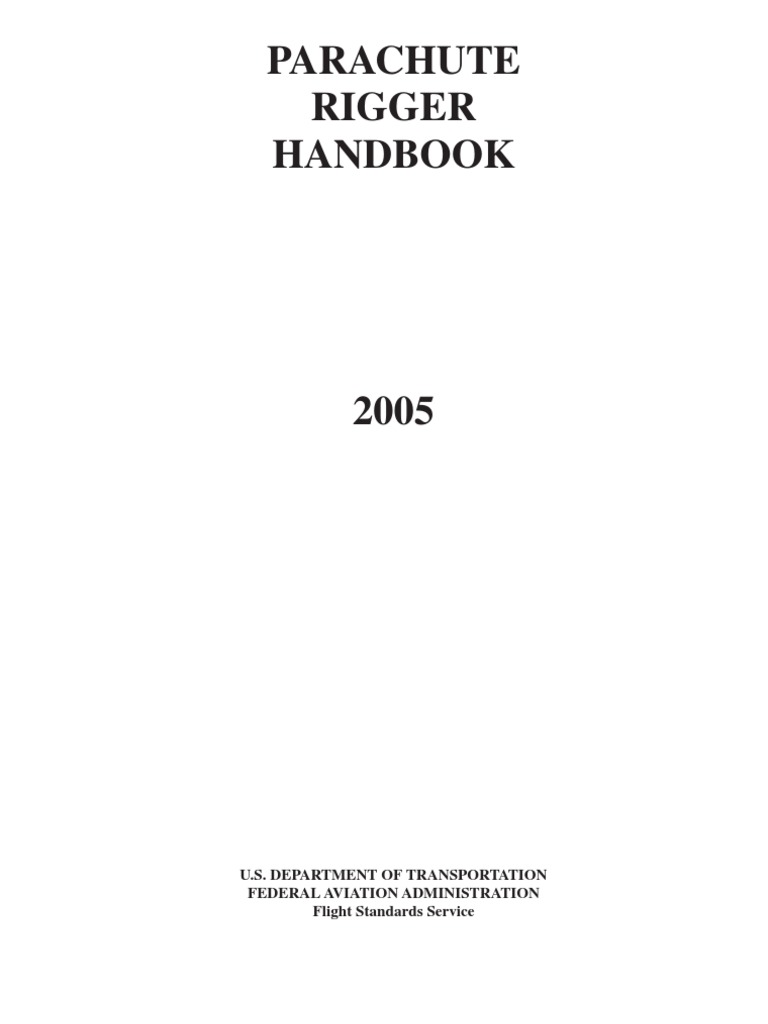 Parachute Rigger Handbook | PDF | Parachute | Falling