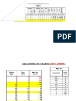 Pipe sizing calculations and fixture table
