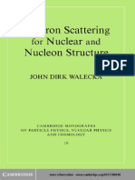 Electron - Scattering - For - Nuclear - and - Nucleon - Structure Walecka J D PDF