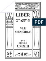 תישארב, Liber Viæ Memoriæ