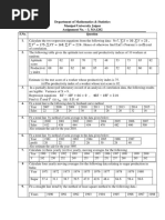 Department of Mathematics & Statistics Manipal University Jaipur Assignment No. - 3, MA1202