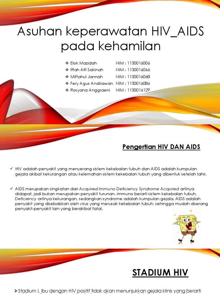Asuhan Keperawatan HIV - AIDS Pada Kehamilan | PDF