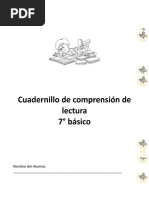 Pruebas de Comprension Lectora 5 Basico