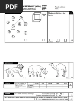 MoCA Test 8.2 Versión Mexicana | PDF | Cognición | Ciencia cognitiva