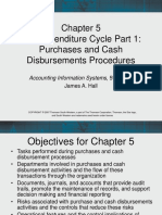 Ais903 Hall 2007 ch05 The - Expenditure - Cycle - Part1