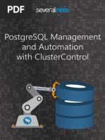 Postgresql Management and Automation With Clustercontrol