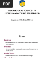 Behavioural Science - Iv (Stress and Coping Strategies)