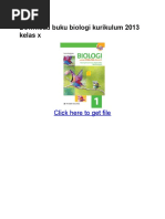 Buku Biologi Kurikulum 2013 Kelas X