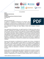 Carta A La CIDH