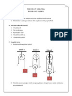 Percobaan Katrol Fix