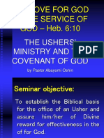 Ushers Training