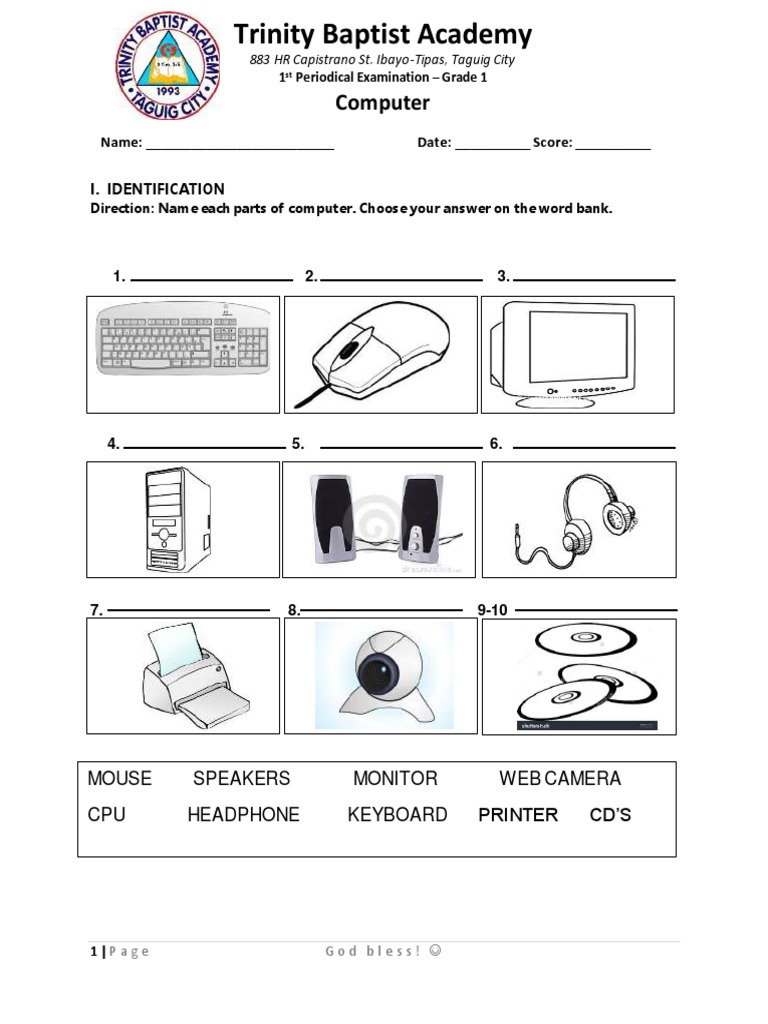 Basic Computer Parts | PDF | Computer Keyboard | Personal Computers