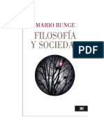 Bunge Mario - Filosofia Y Sociedad