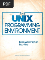 The UNIX Programming Environment PDF