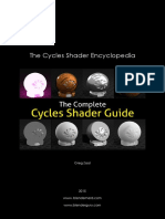 The Cycles Shader Encyclopedia