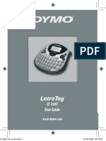 Dymo - Letratag - LT-100T - Manual