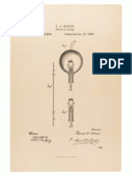 Edison Patent Light Bulb