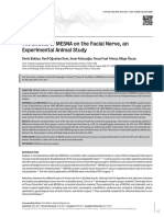 The Effects of MESNA On The Facial Nerve, An Experimental Animal Study