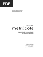 URBANISMO I Cadernos Metropole