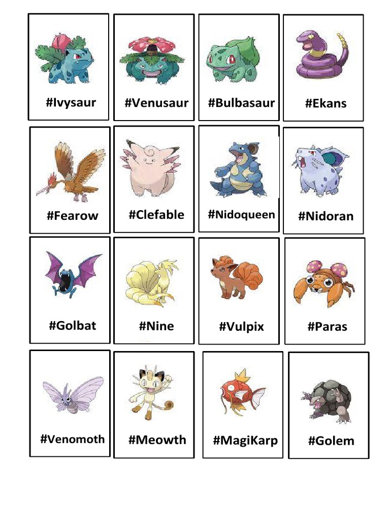 Pokemon | PDF