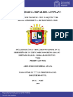 Análisis Estático y Dinámico No Lineal en El Desempeño de Un Edificio de Concreto Armado Diseñado Bajo La Norma E-030