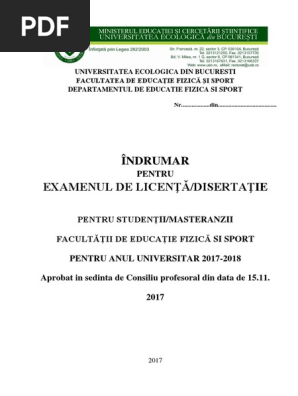 Indrumar Licenta Disertatie 17 18