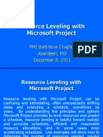 Resource Leveling with  Microsoft Project.ppt