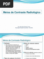 Introdução Radiol. RX Contrastado - Meios de Contraste 1