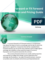 Introduction to Currency Forward Product and Valuation