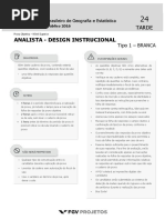 Prova120416ibge - IBGE Analista - Design Instrucional (an-DeS) Tipo 1