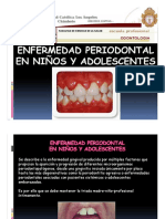 Enfermedad Periodontal en Niños y Adolescentes Diappositivas (Ex)