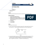 Sinusoidal Steady State Circuit Analysis