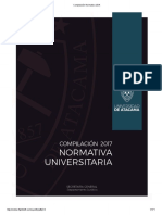 Normativa Universidad de Atacama 2017