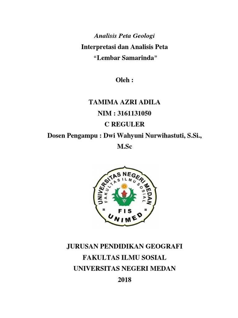 Analisis peta geologi lembar samarinda mima pdf