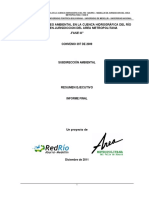 Informe Ejecutivo Redrío Fase III 2009-2011