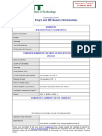 KQ Scholarships Nomination Form 1