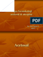 Acetosal & atropine drug pharmacology task