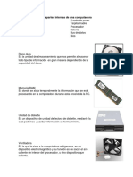 Las Partes Internas de Una Computadora