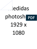 Medidas Photoshop 1929 x 1080