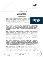 Acuerdo Ministerial 019 - Gestion Integral de Plasticos Ecuador PDF