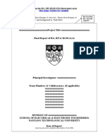 Format For Final Report Cover-URC Projects