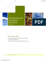 Biodiversity and Population Dynamics