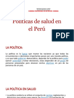 Políticas de Salud en El Perú